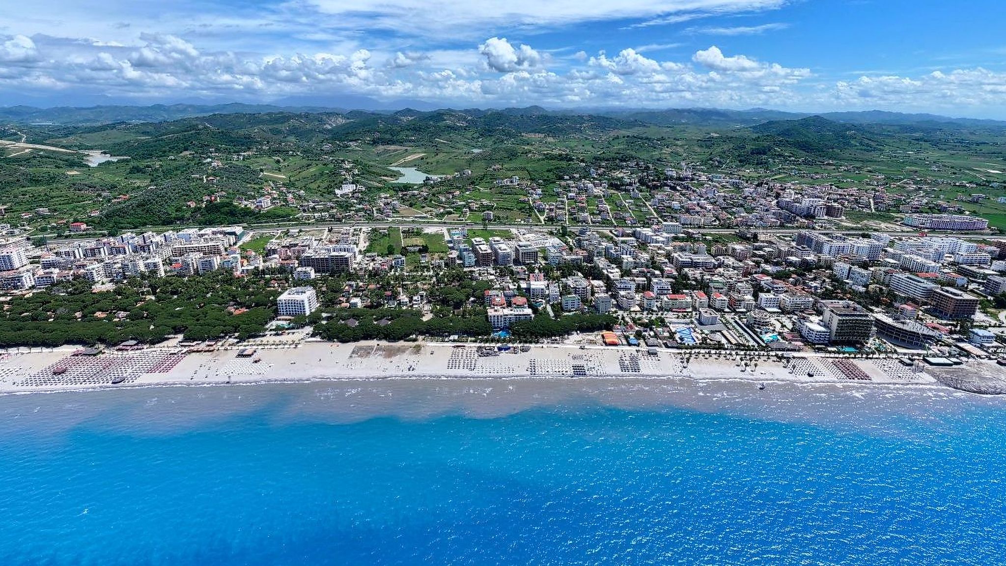 Pláž Golem pri Durres