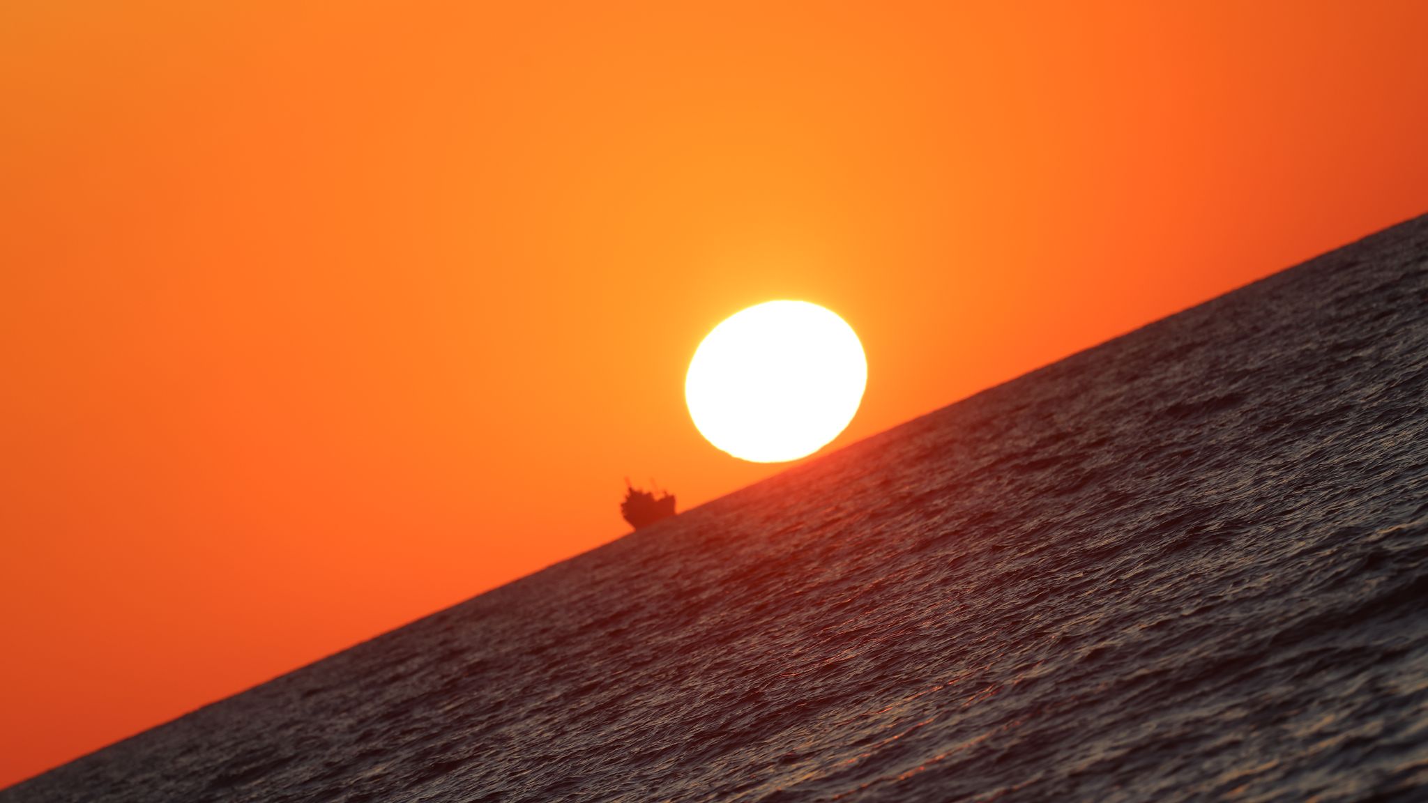 Západ slnka nad morom